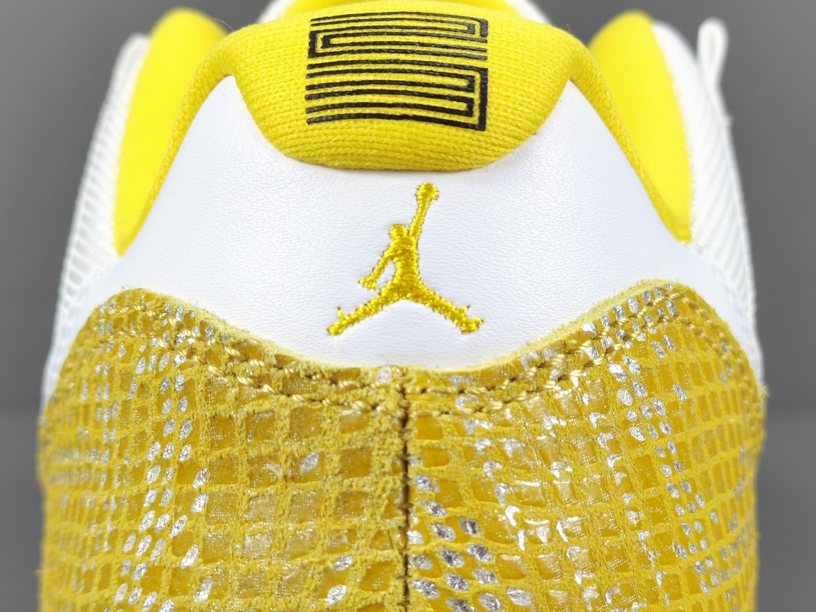 Nike Air Jordan 11 Retro LowYellow Python AH7860-107