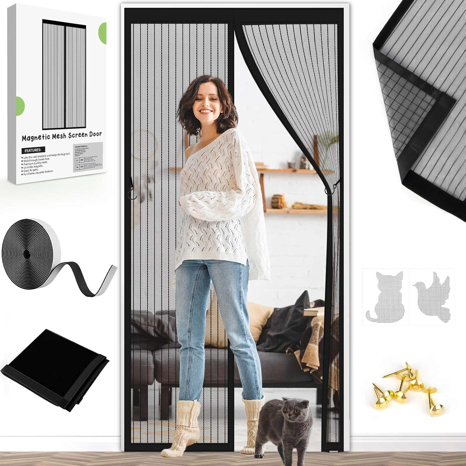 🔥ON SALE - 45% OFF🔥Magnetic Screen Door