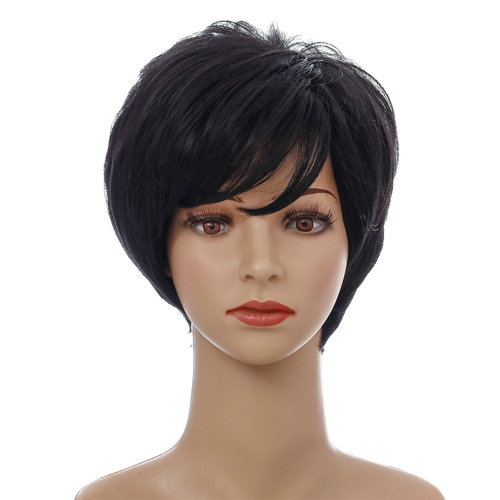 Luna Short Style Straight Cropped Wig for Black Women