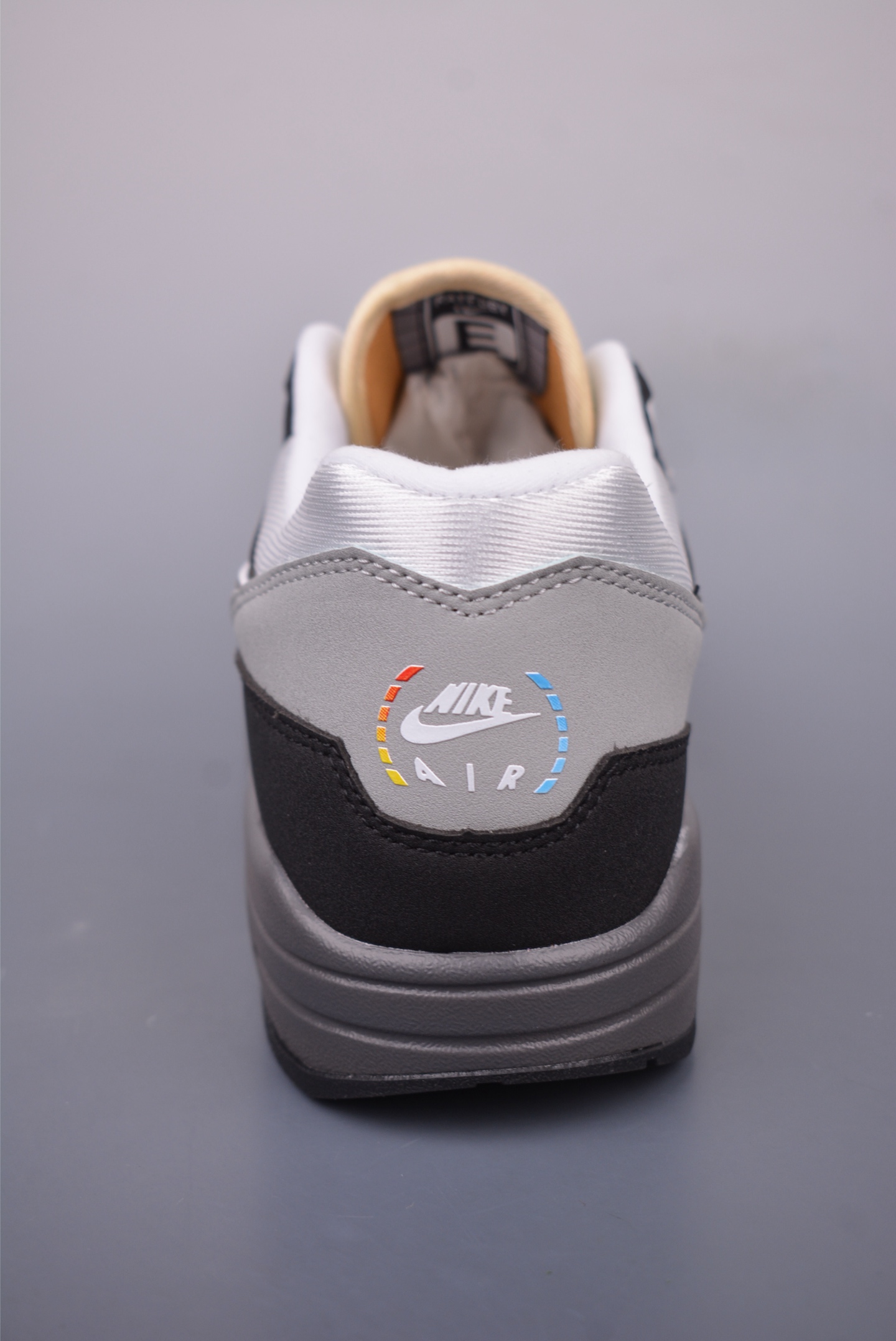 SWOOSH Nike Air Max 1 Big Head Mode Black White Gold 007 IB9898-001