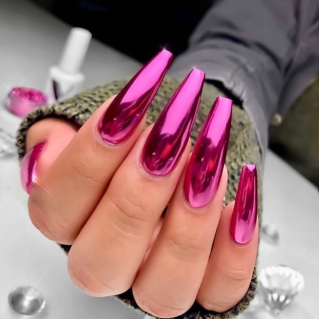 2025 Glamorous Chrome Metallic Mirror Nail Polish