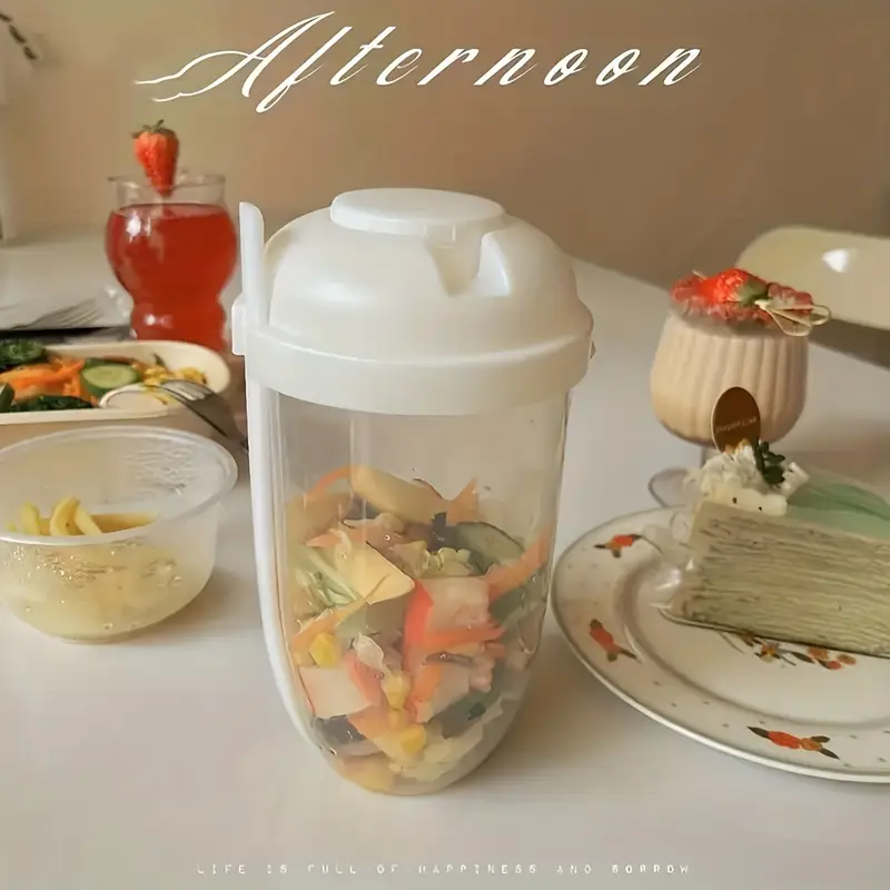 🍴Keep Fit Salad Meal Shaker Cup