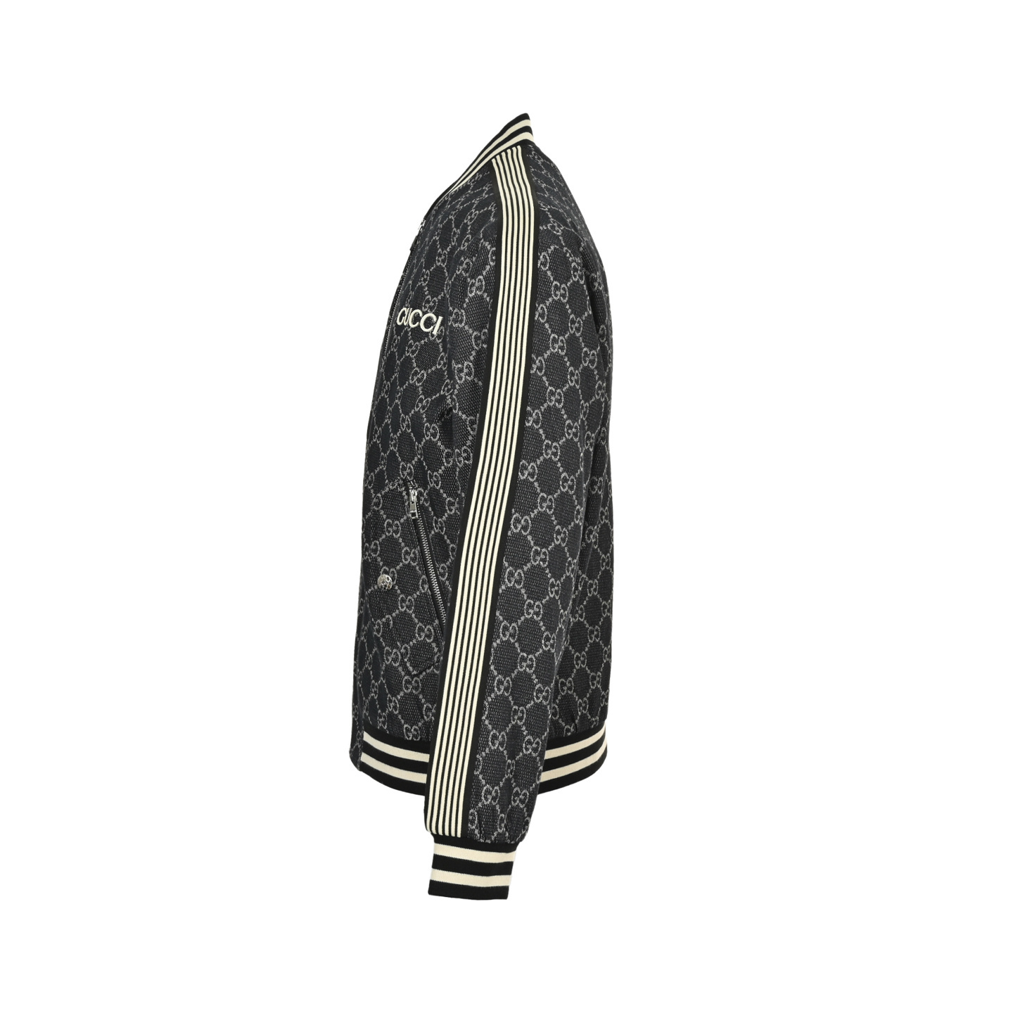 Gucci 25Fw Double G all-over jacquard webbing jacket