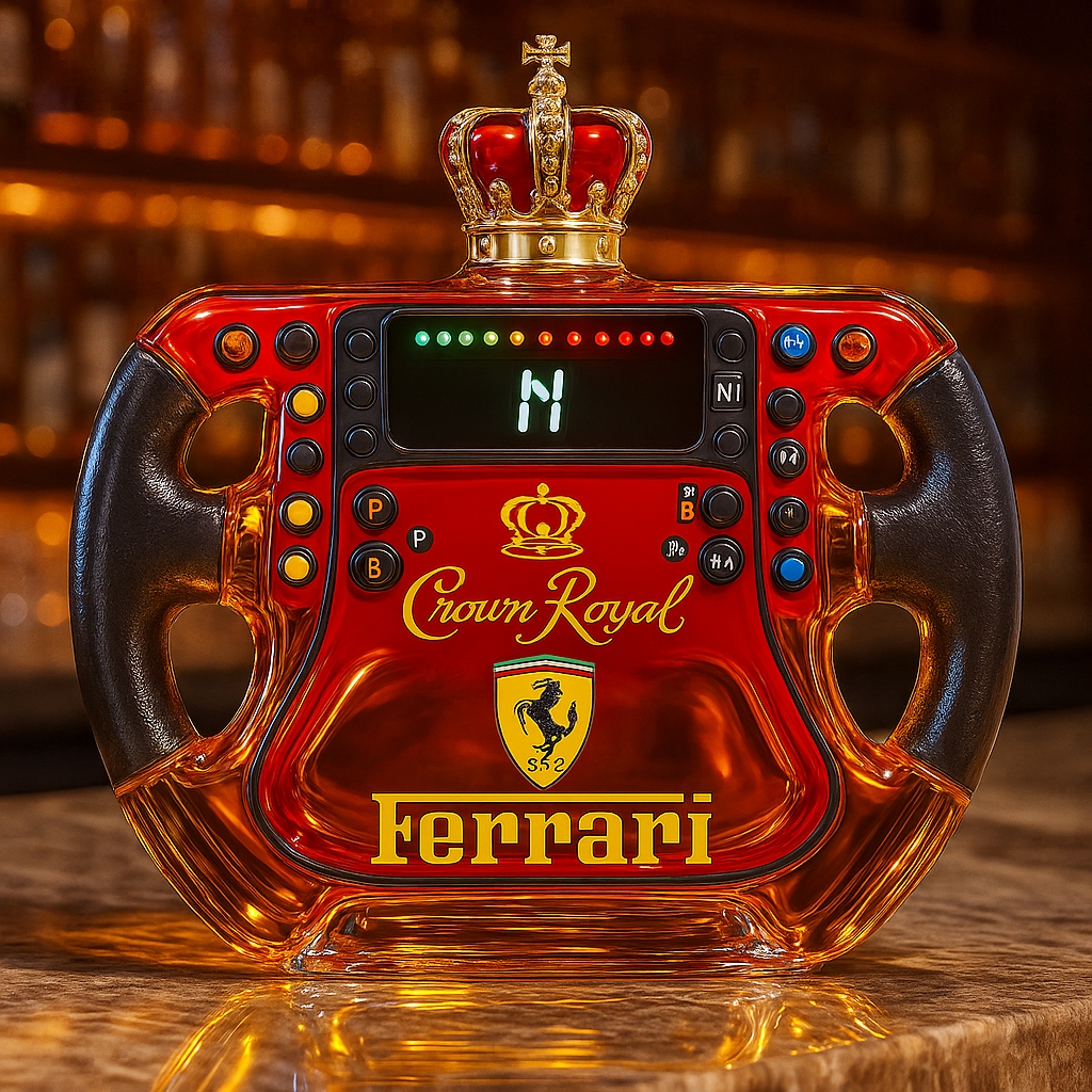 🏎️F1 Steering Whiskey Bottle