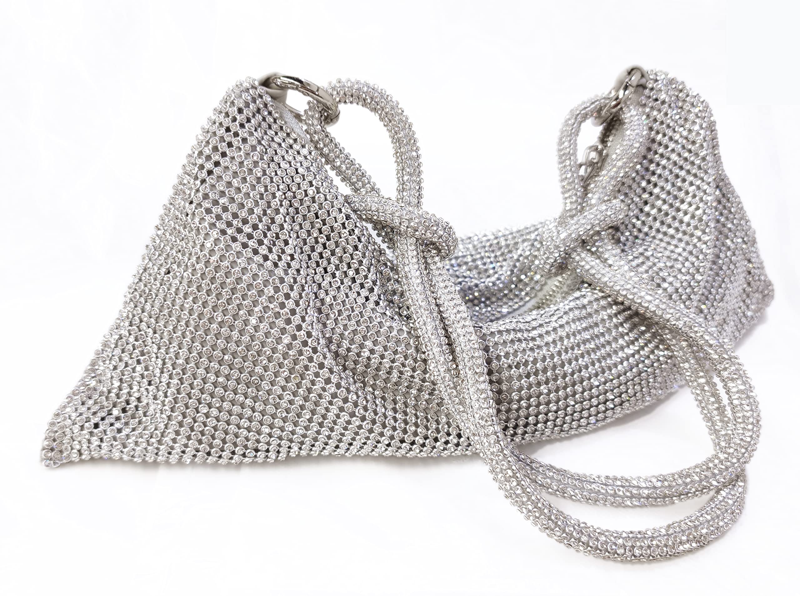🔥Last Day 50% OFF🔥Rhinestone Hobo Bag for Women Rhinestone Purses📦BUY 2 GET FREE SHIPPING NOW