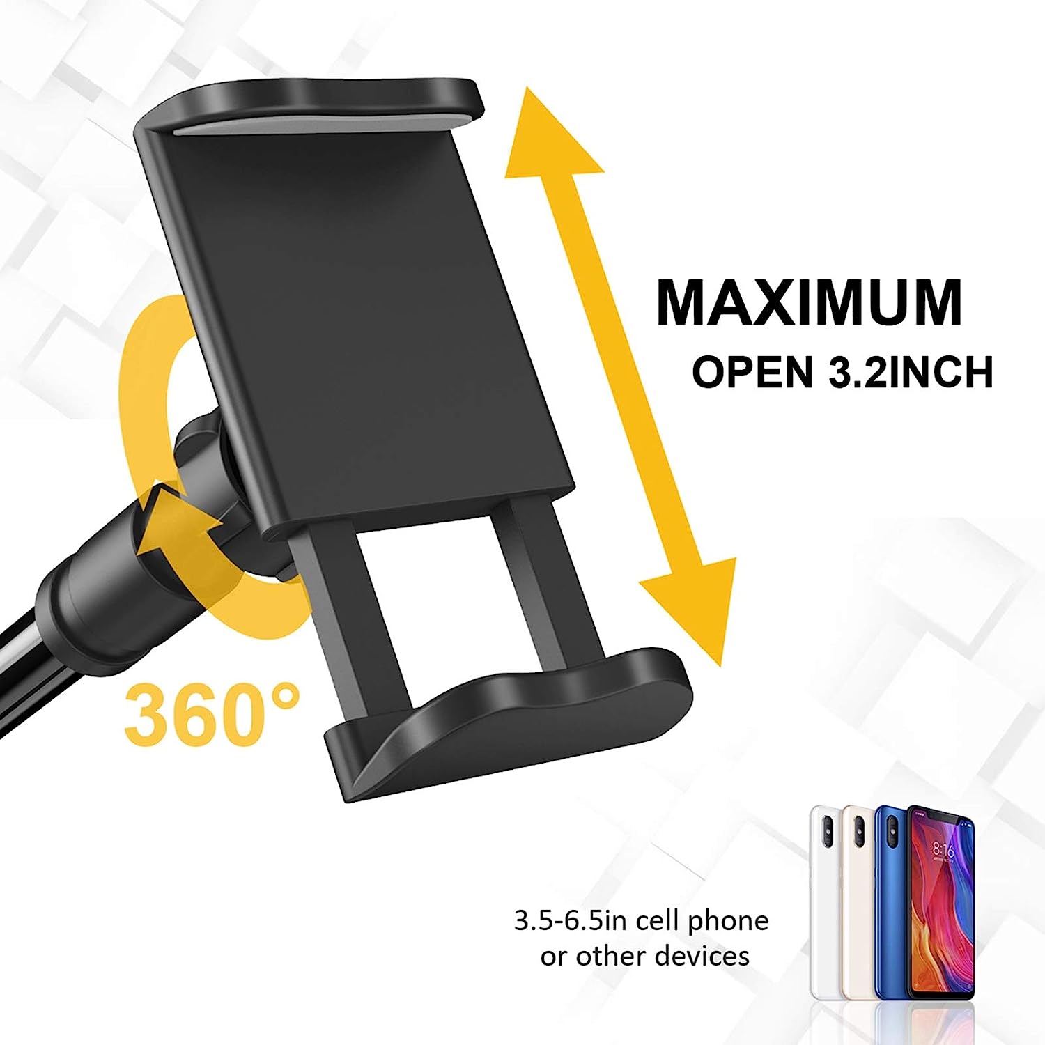 🔥Last Day-[SAVE 50% OFF]--360° Adjustable Flexible Phone Holder-BUY 2 GET 10% OFF & FREE SHIPPING