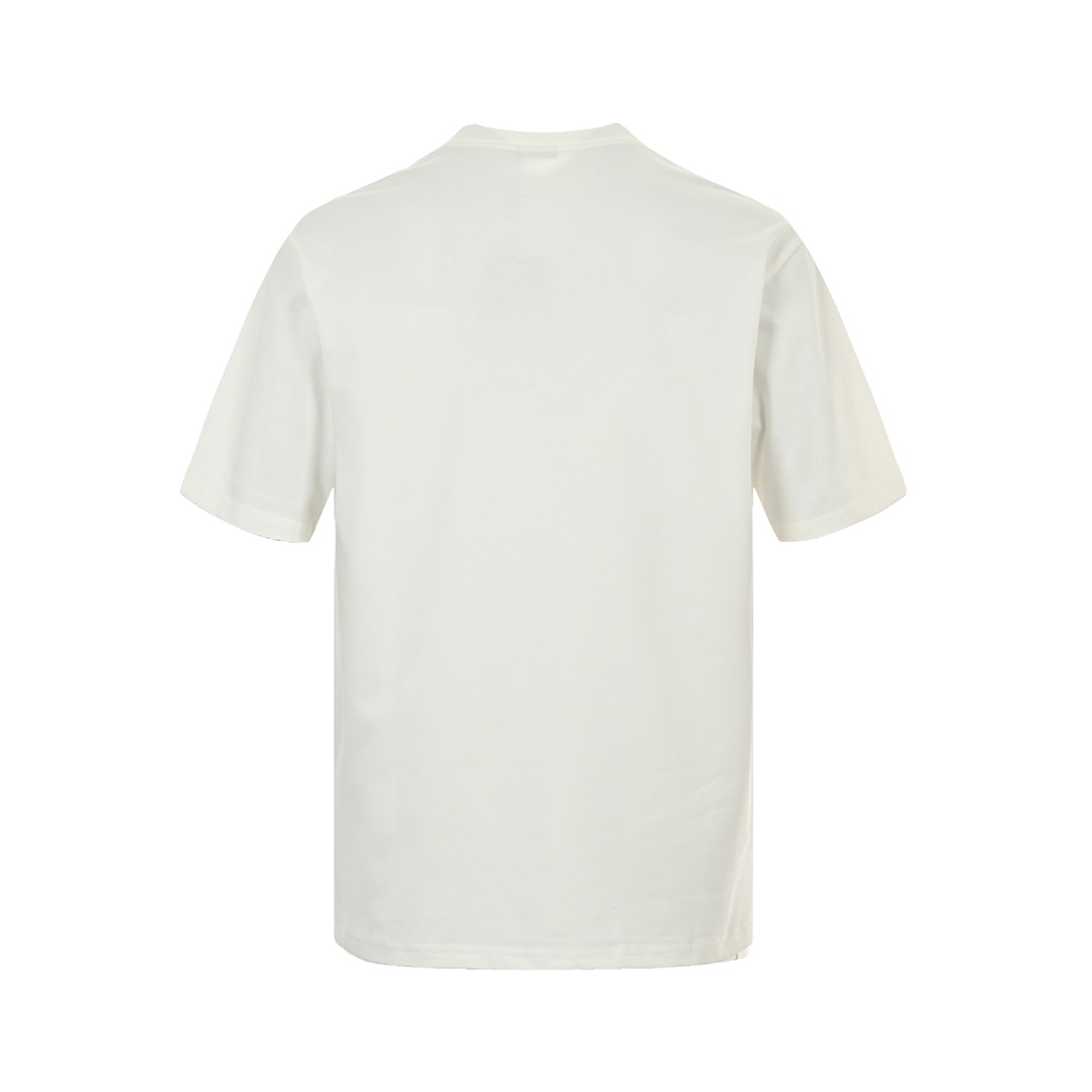 Fendi 24ss 3D sequined beads contrast embroidered short sleeves