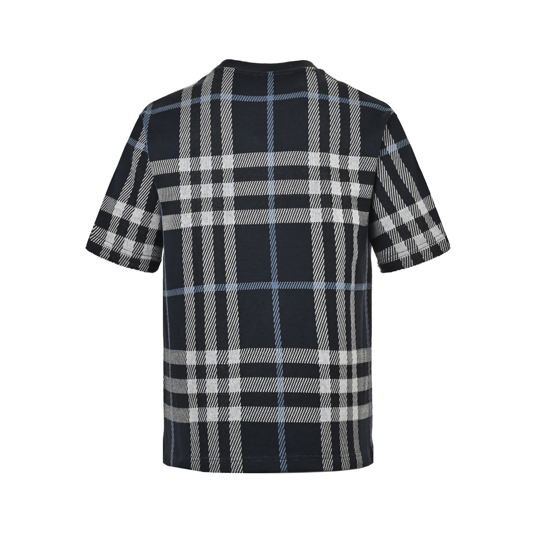Burberry 24ss check knit short sleeve