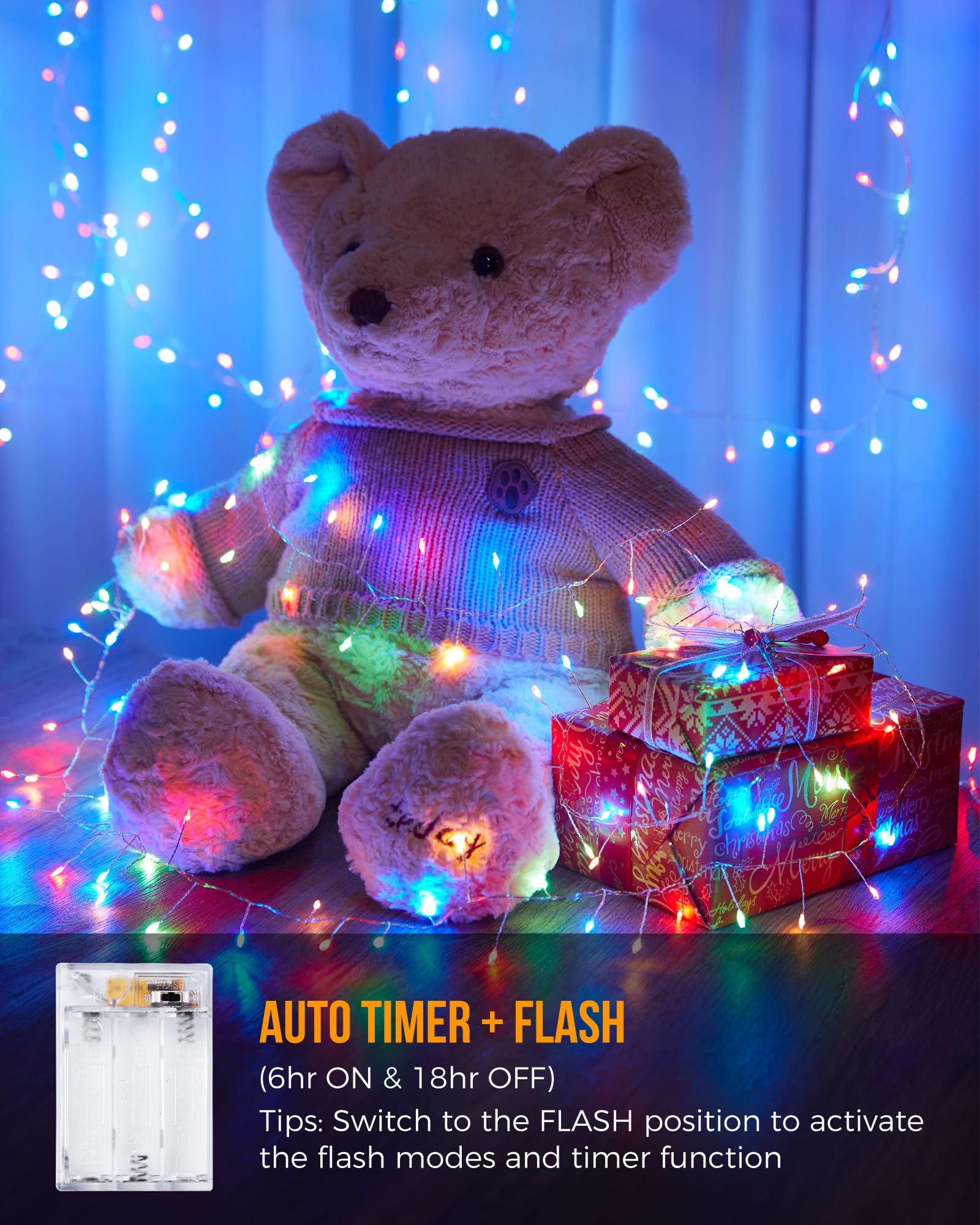 🔥Last Day 50% OFF🔥10Ft LED Copper Wire Fairy String Lights🎄