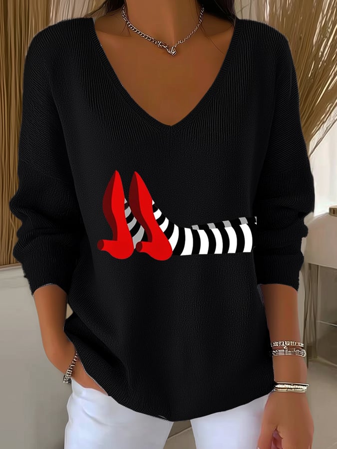 🔥Buy 3 Get 10% Off🔥Women's Casual Witches Long Sleeve T-Shirt