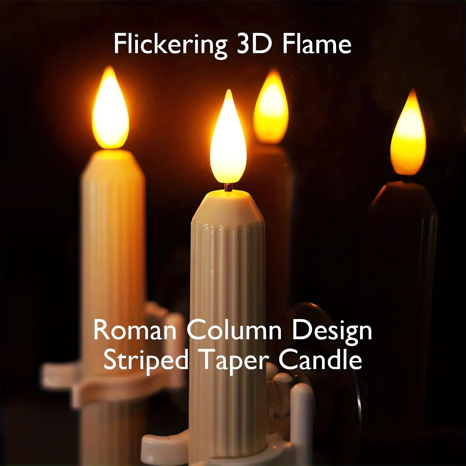 💥ON SALE💥6 Pack Flameless LED Window Candles with Dusk to Dawn Sensor  & Suction Cups🕯️