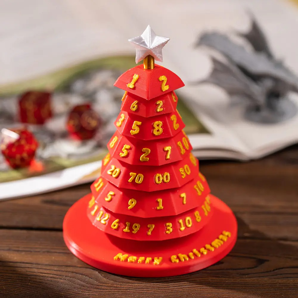 Spinning Christmas Tree Dice Decoration🎲