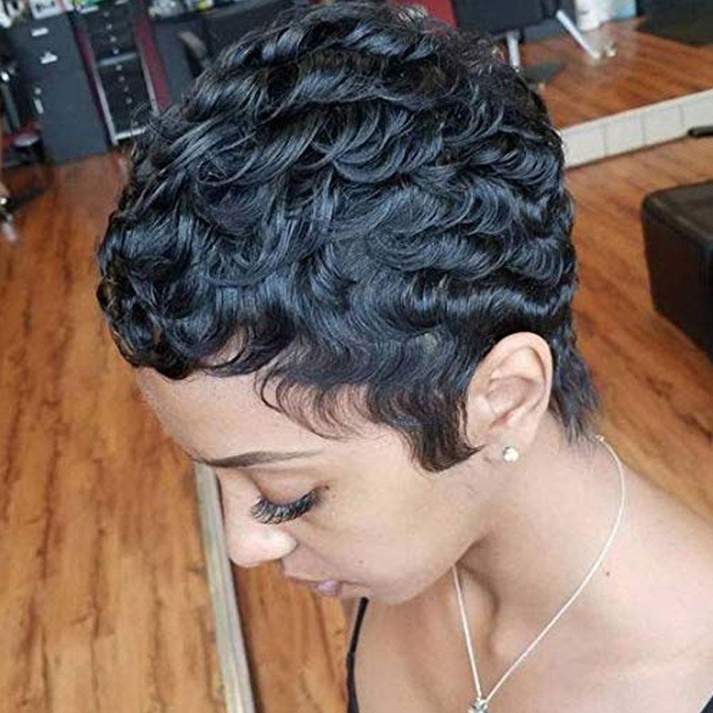 LunaWigs C29 Women Sassy Short Curly for African American