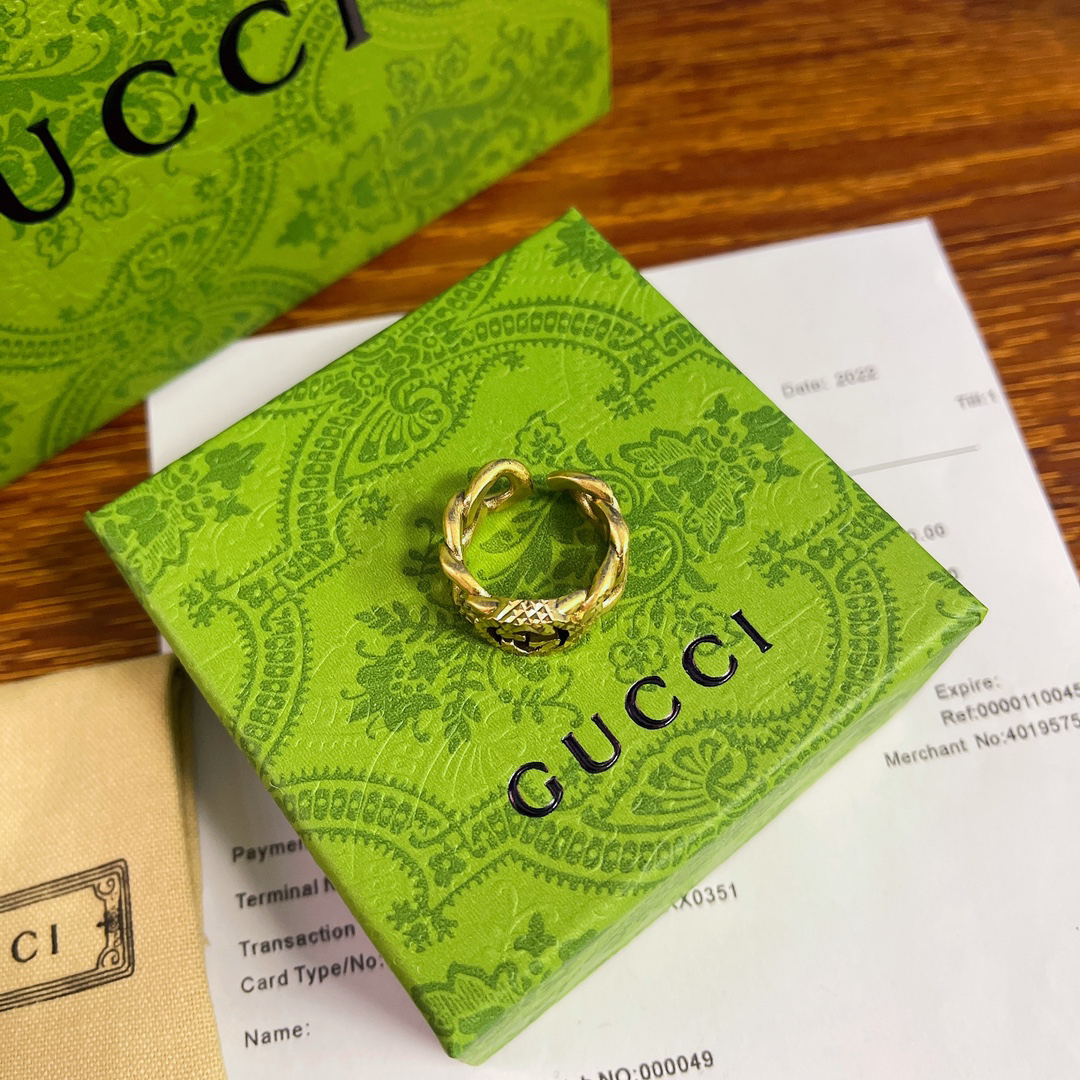 GUCCI GG chain ring
