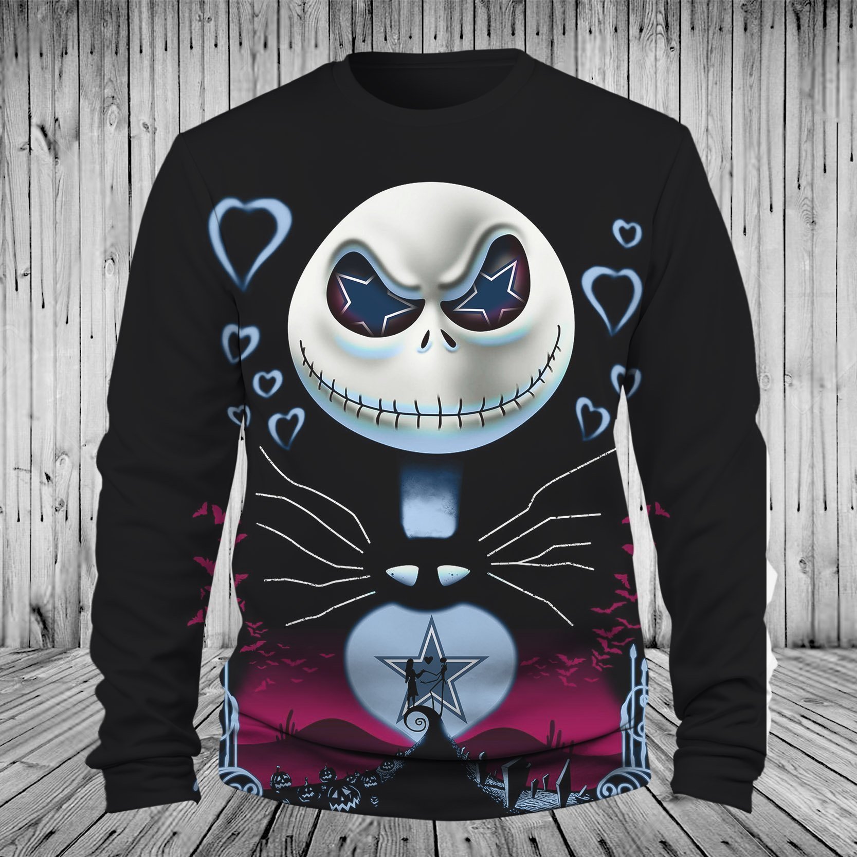 COWBOYS HOODIE 3D CHR