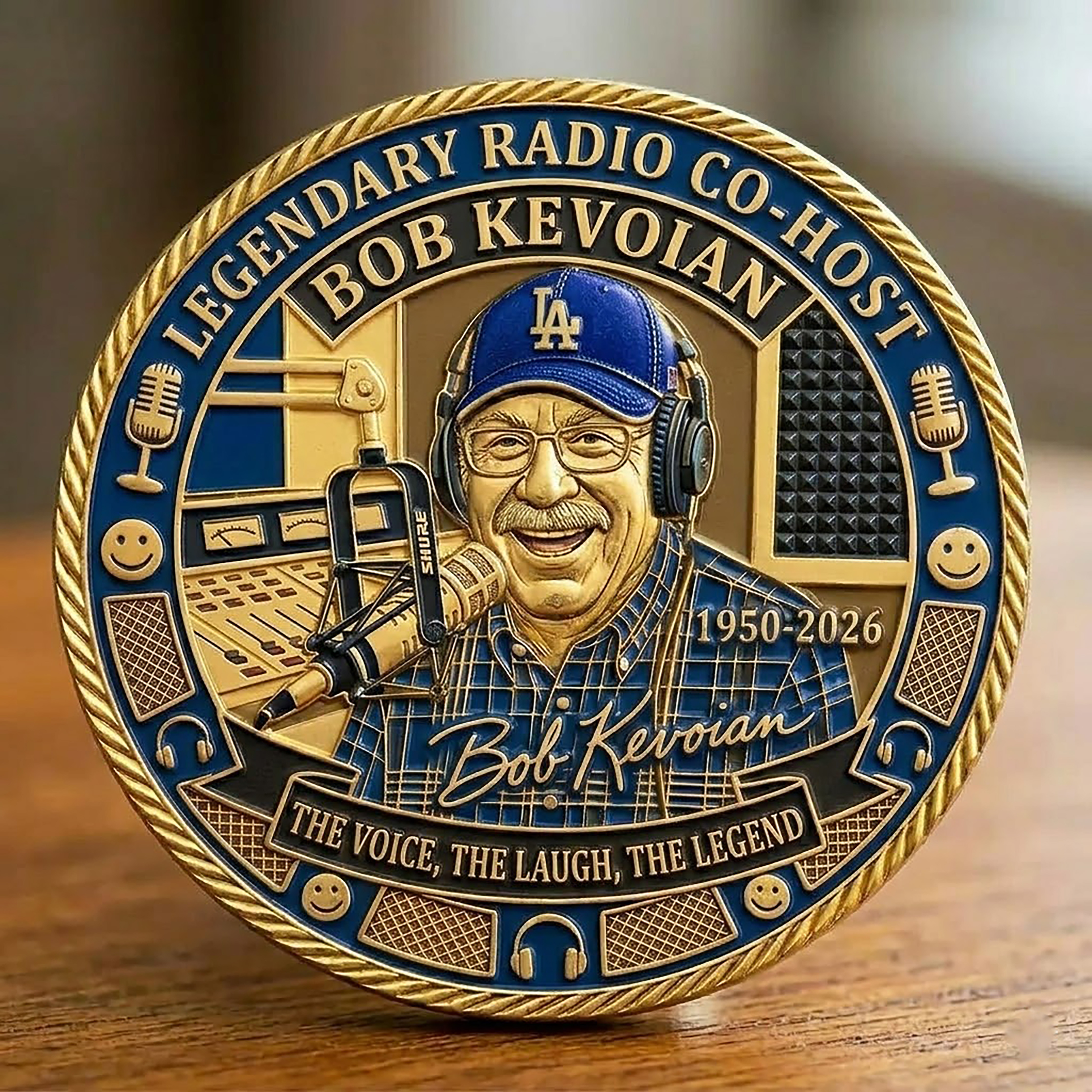 🎙️ Bob Kevoian Legend Coin: The Voice & The Laugh – Bob & Tom Tribute 📻