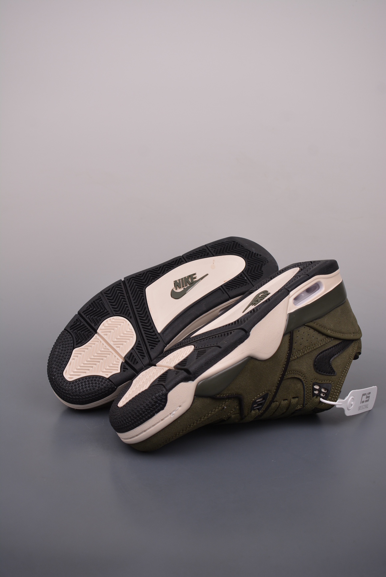 Nike Air Flight 89 Cargo Khaki Black FZ3045-300