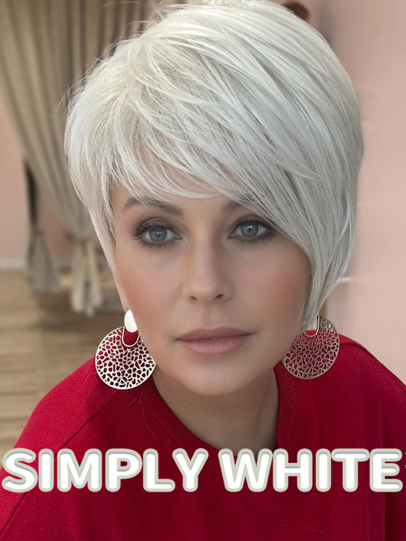 Modern Short Bob Wig With Feathered Layers