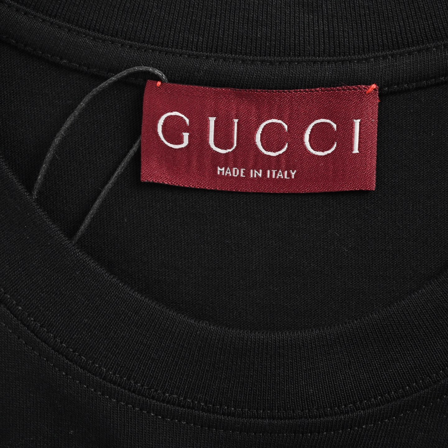 Gucci 25ss pink logo embroidered short sleeves