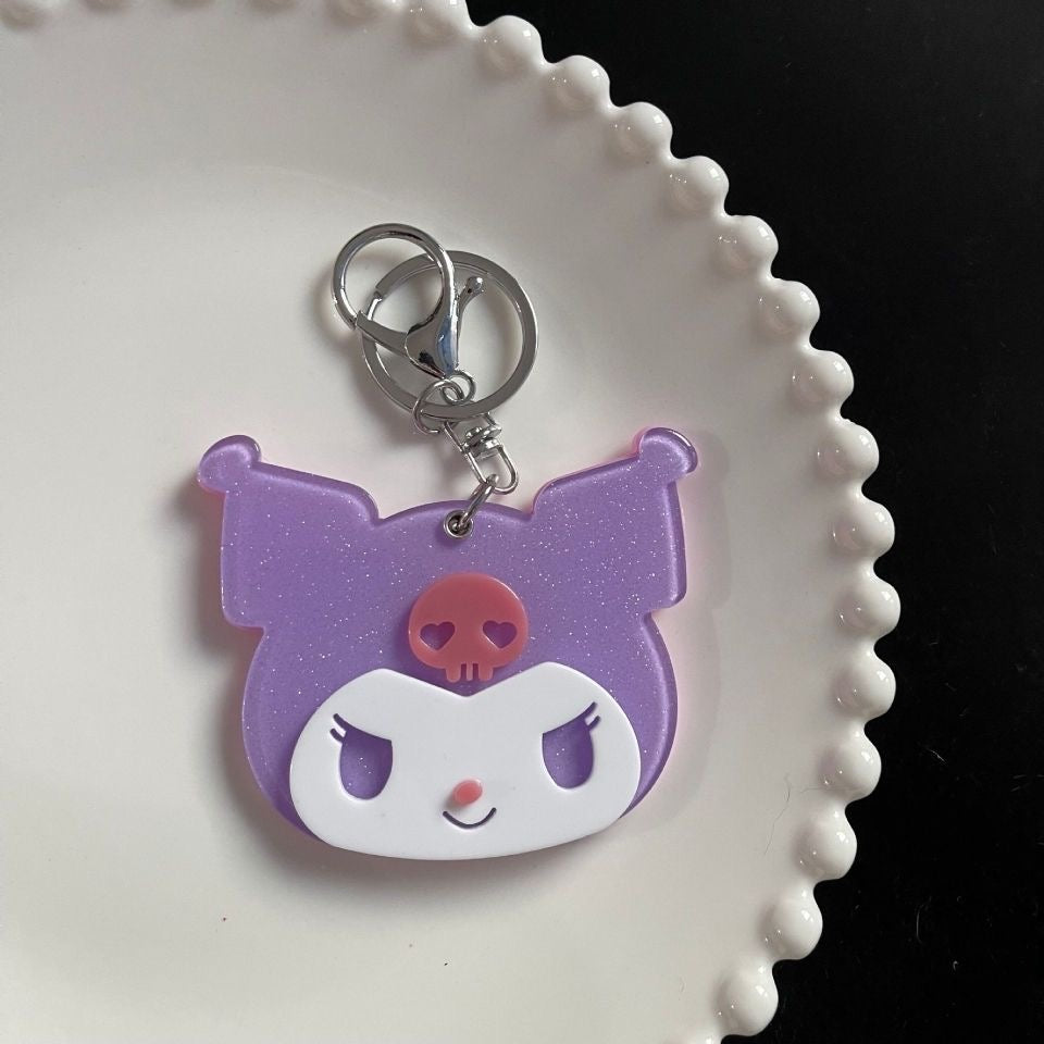 Sanrio Slider Mirror Keychain