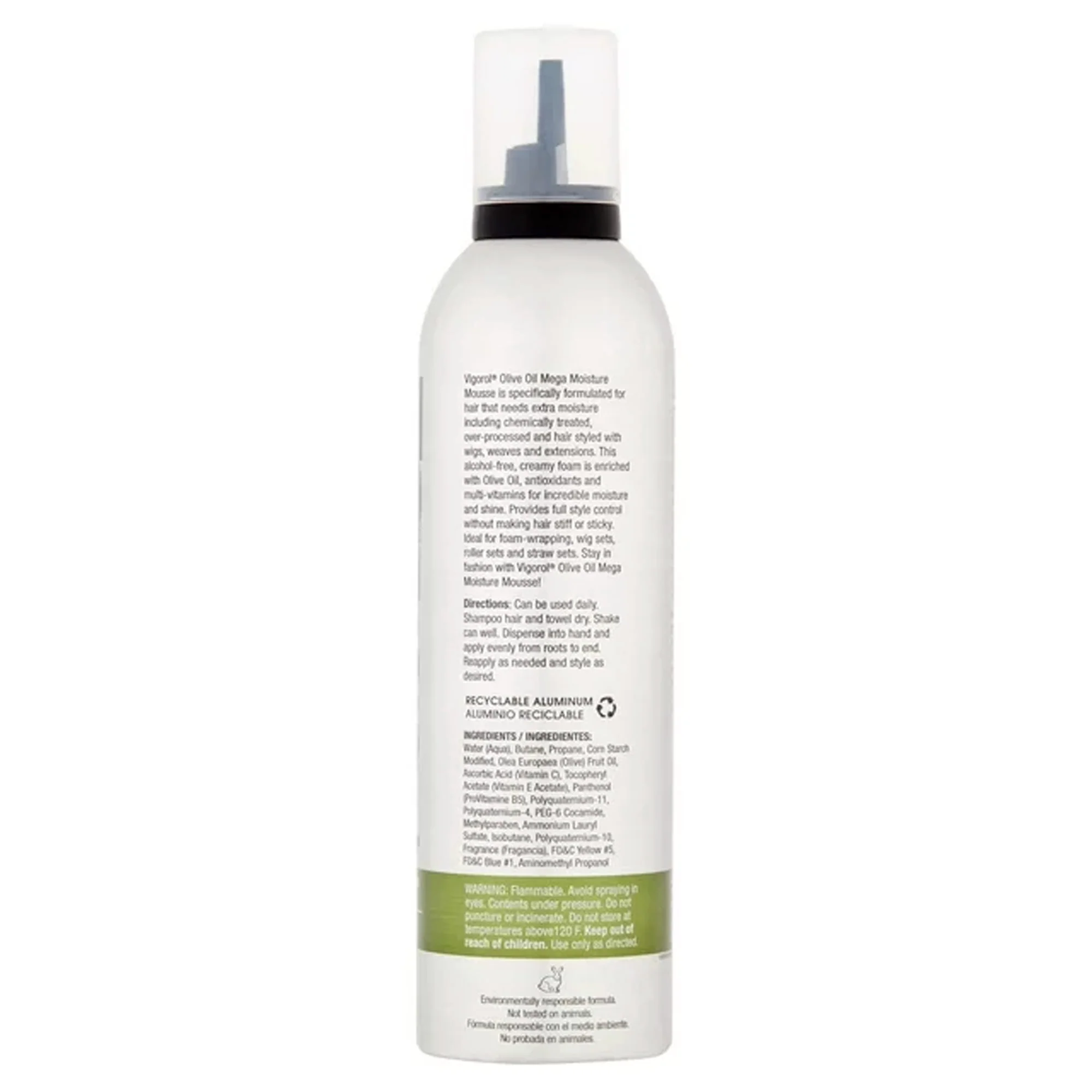 Vigorol Olive Oil Hair Care Mousse, 12 Fluid Ounce