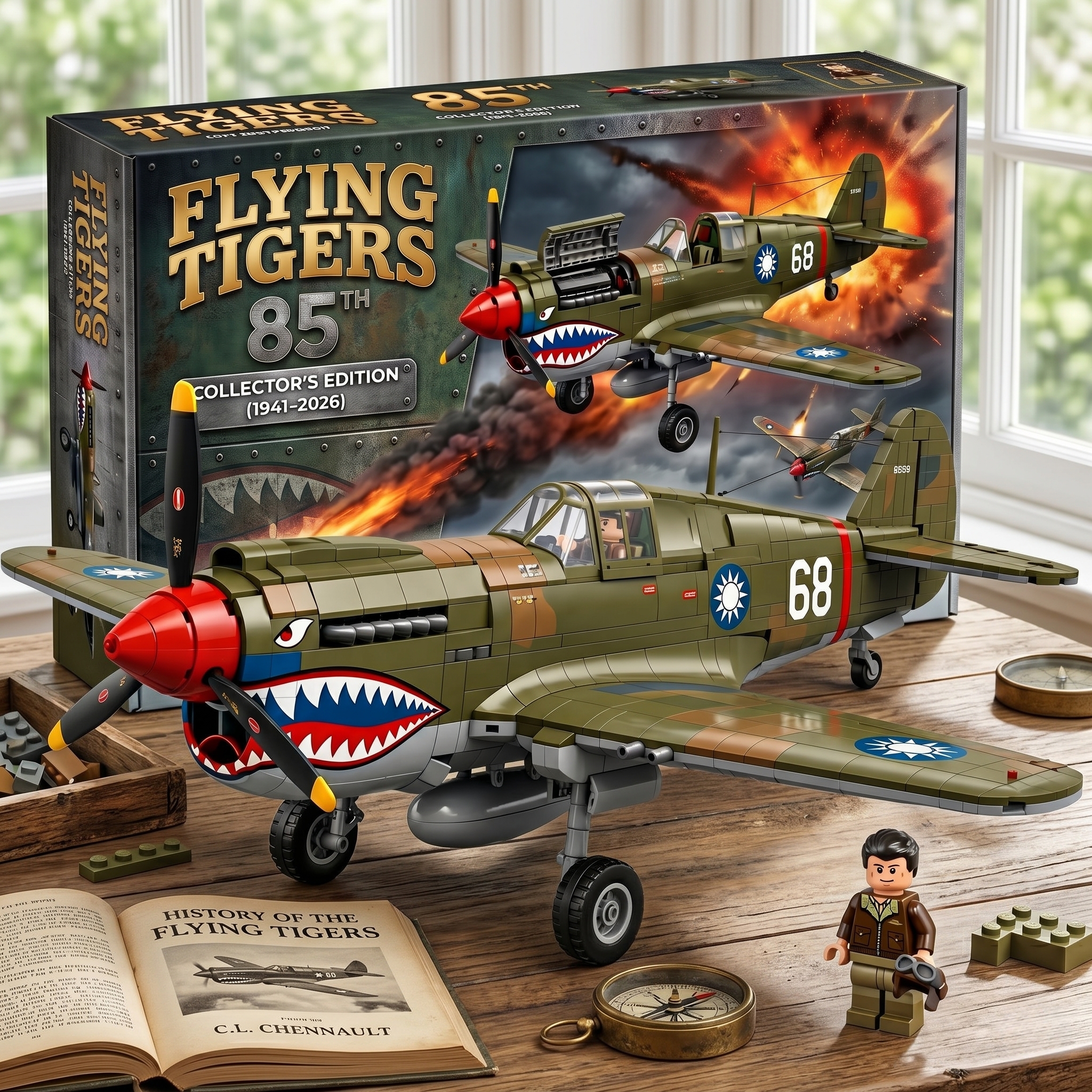 Flying Tigers 85th Anniversary Collector’s Edition Building Set