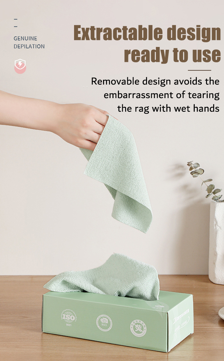 🔥Last Day Promotion - 50% OFF🔥Water and oil absorption/dry and wet use/reusable Microfiber Rags in A Box (20 Count)-BUY 3 GET 2 FREE & FREE SHIPPING