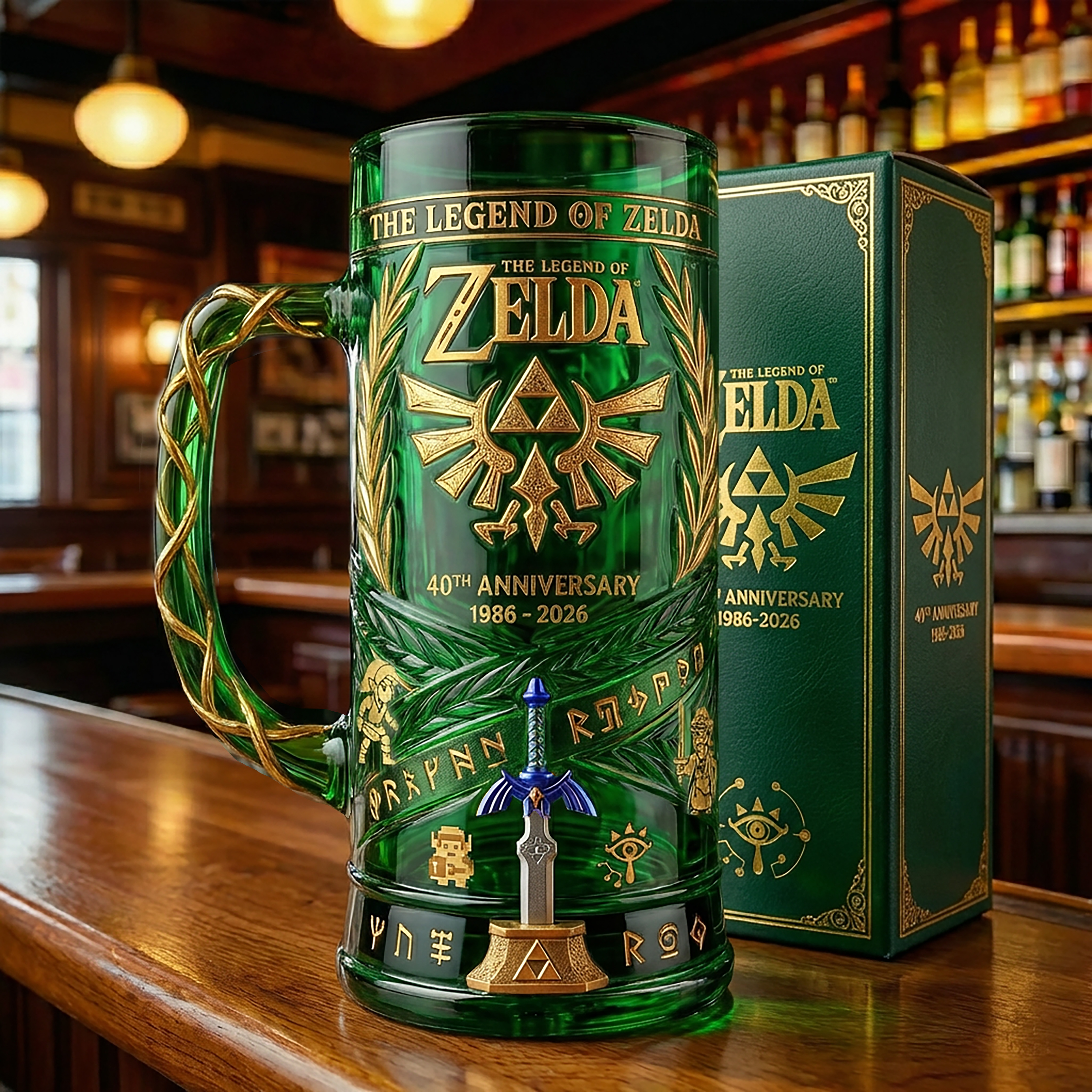 Legend of Zelda – 40th Anniversary Glass