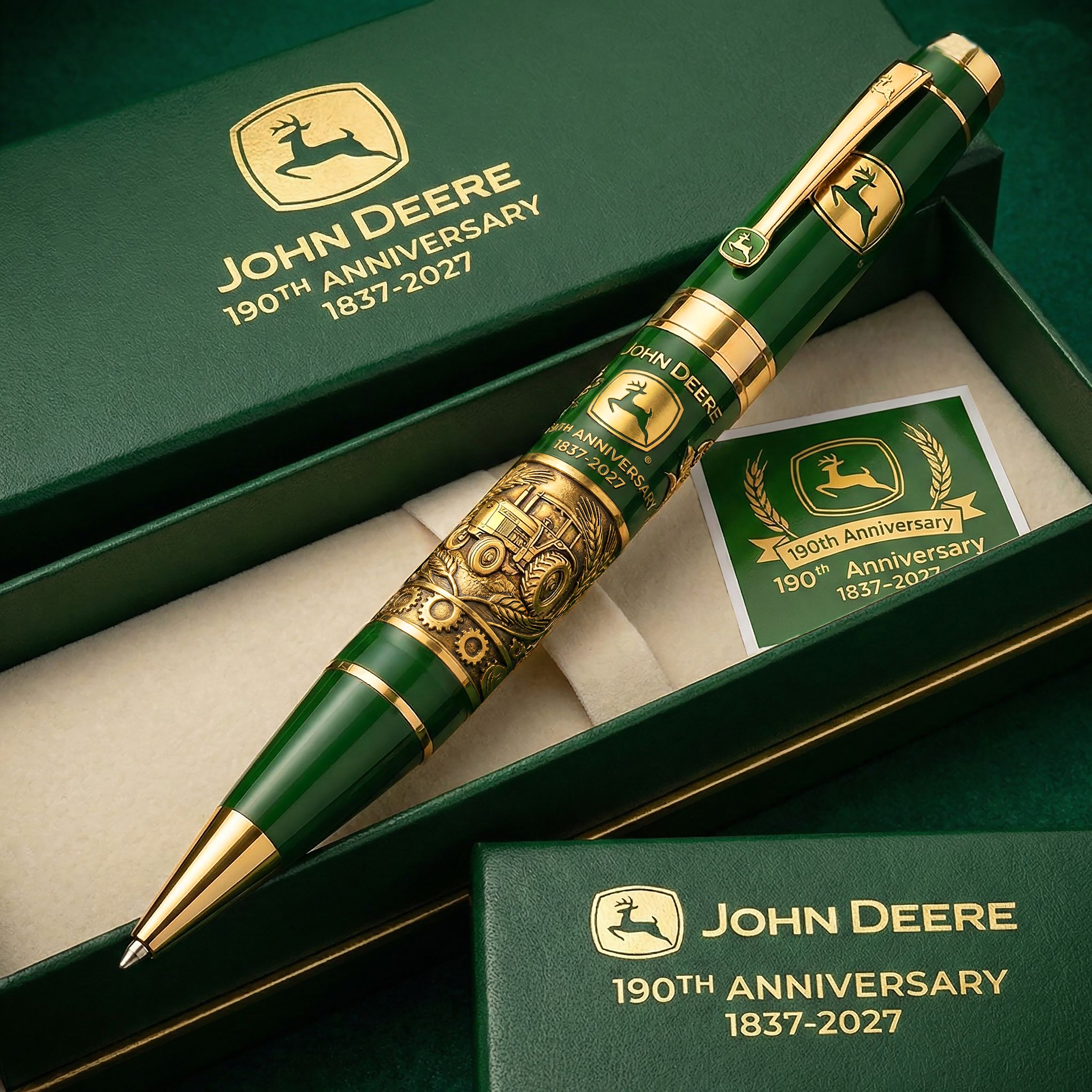 🟢 John Deere 190th Anniversary Commemorative Pen