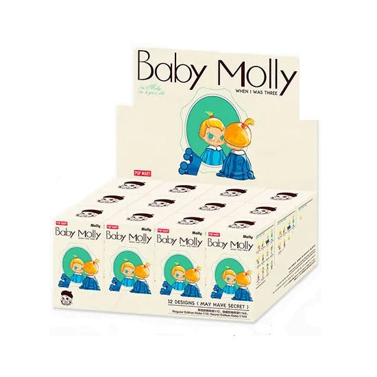 POP MART Baby Molly When I Was Three！Series Figures [1 Blind Box]
