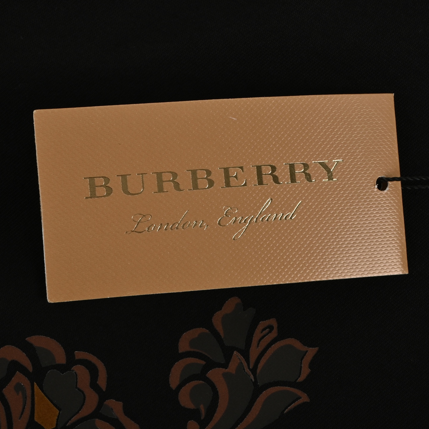 Burberry 25ss Warhorse Knight Flocked Print Short Sleeve