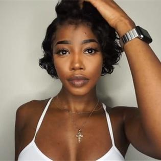 New Short Pixie Cut Bob Wig