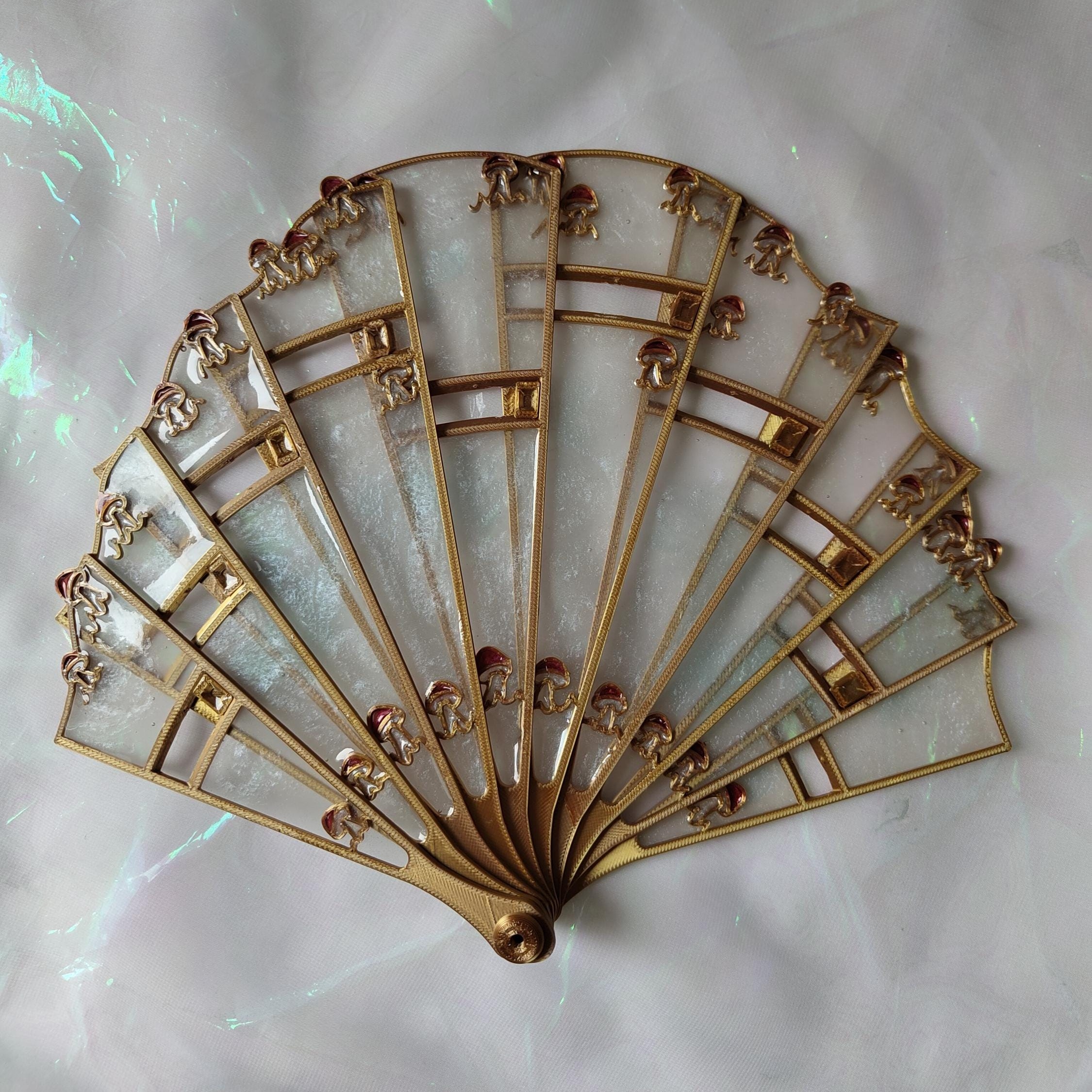 🔥ON SALE🔥Forget-me-not hand fan