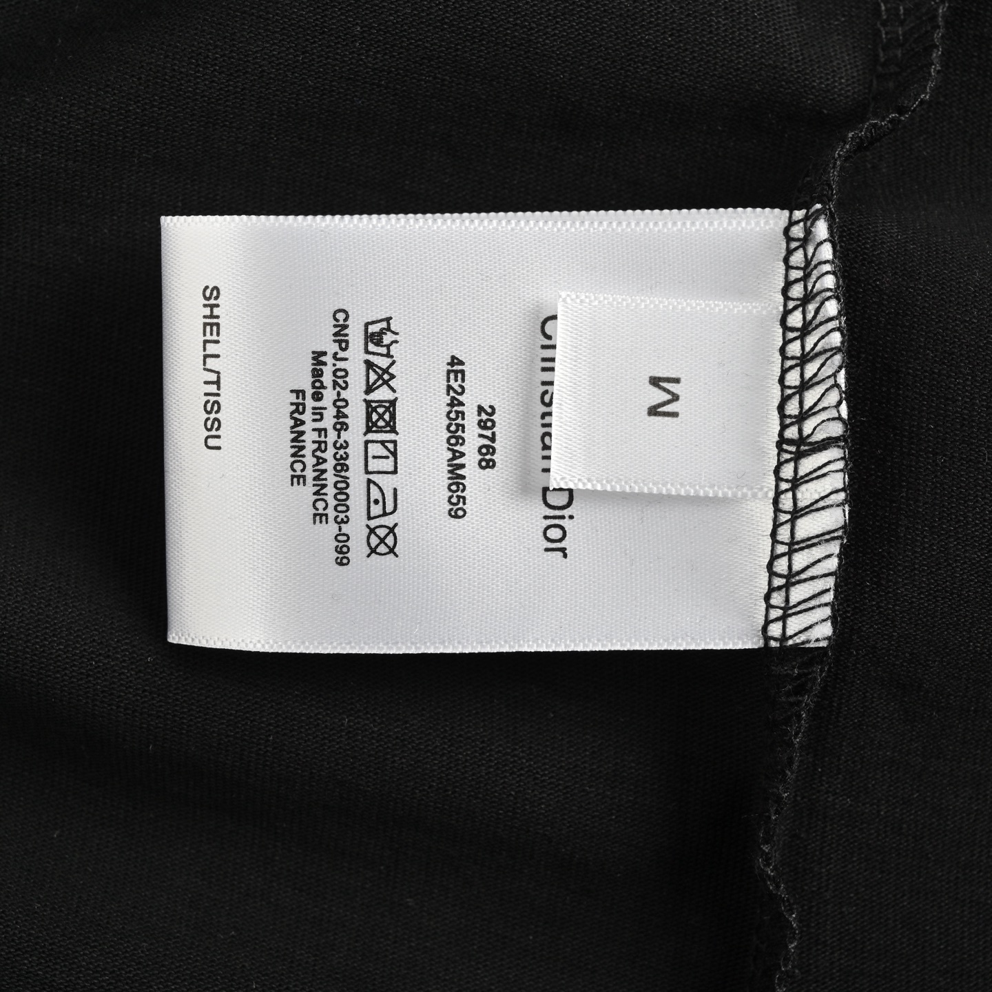 Dior 25ss Stone Island joint mottled letter logo print short sleeve