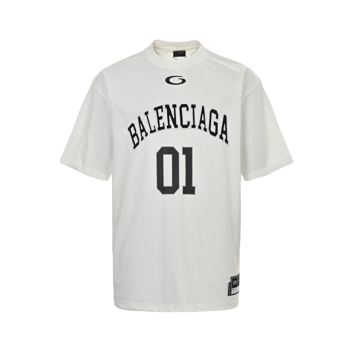 Balenciaga 25ss basketball embroidery 01 printed short sleeve