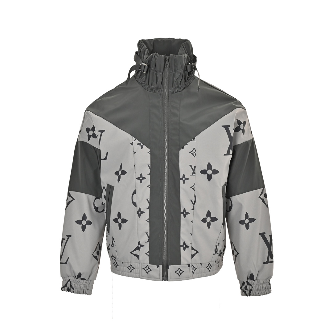 Louis Vuitton 24Fw patchwork monogram full print trench coat