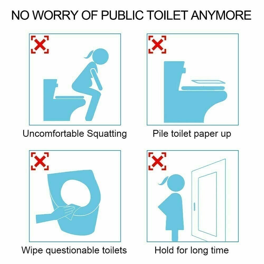 🔥Biodegradable Disposable Plastic Toilet Seat Cover🔥