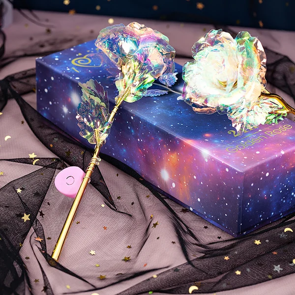 🎁A lovely GIFT! 💐Colorful Crystal Rose（Last day of special sale）