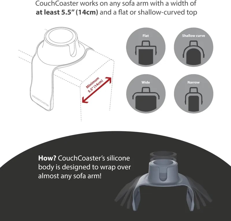 🔥Summer Sale🔥Armrest Couch Cup Holder