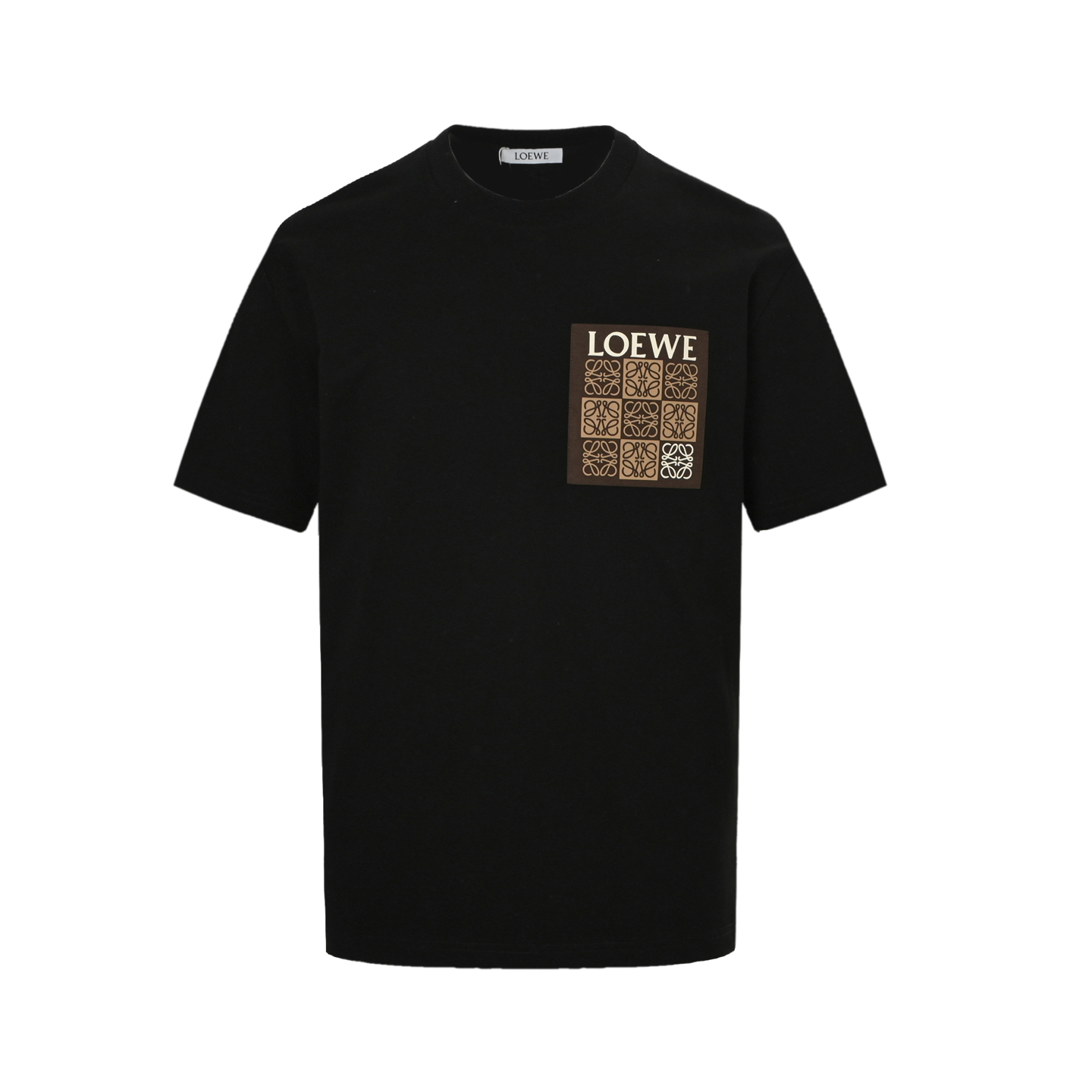 Loewe 25ss short-sleeve embossed logo pocket