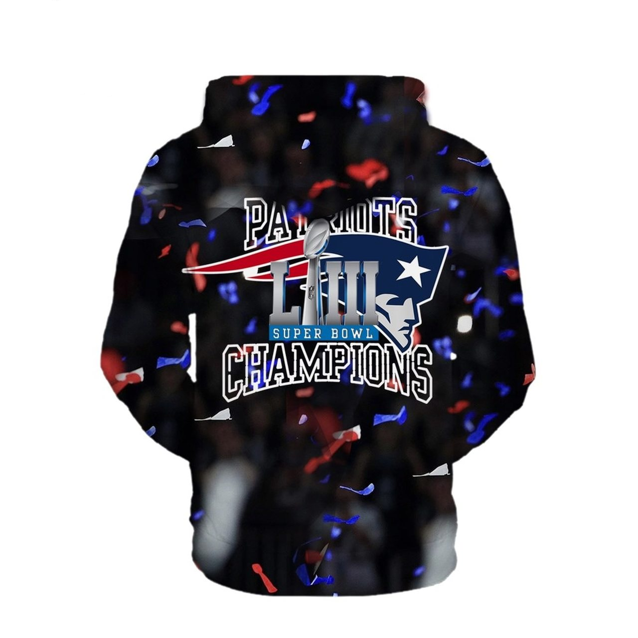 NEW ENGLAND PATRIOTS 3D HOODIE NNEP021