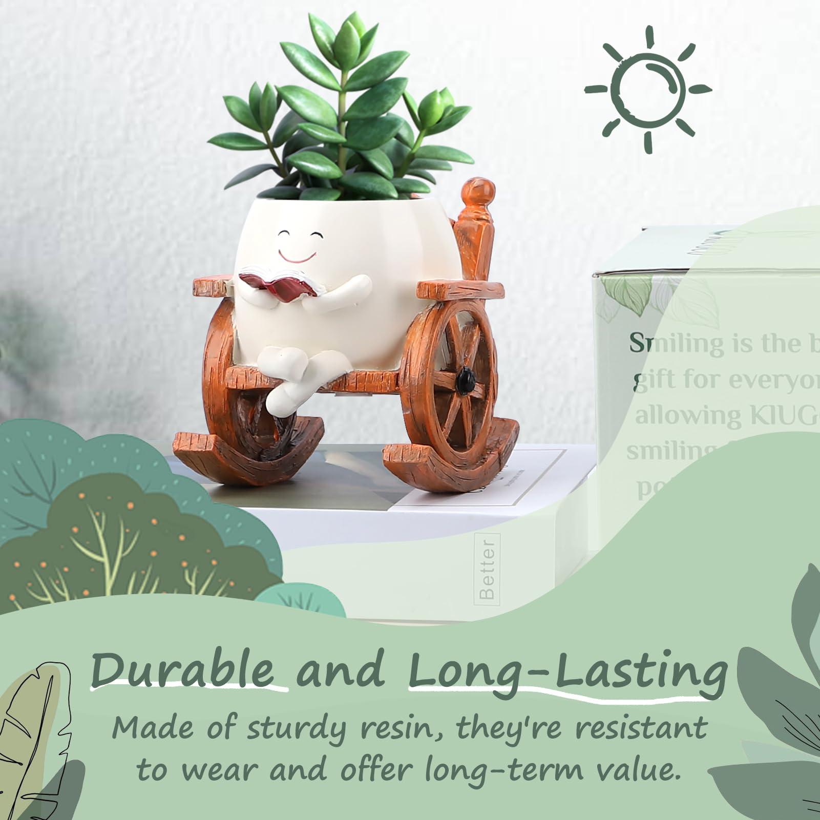 🔥ON SALE🔥Cute Resin Flower Pot🌱