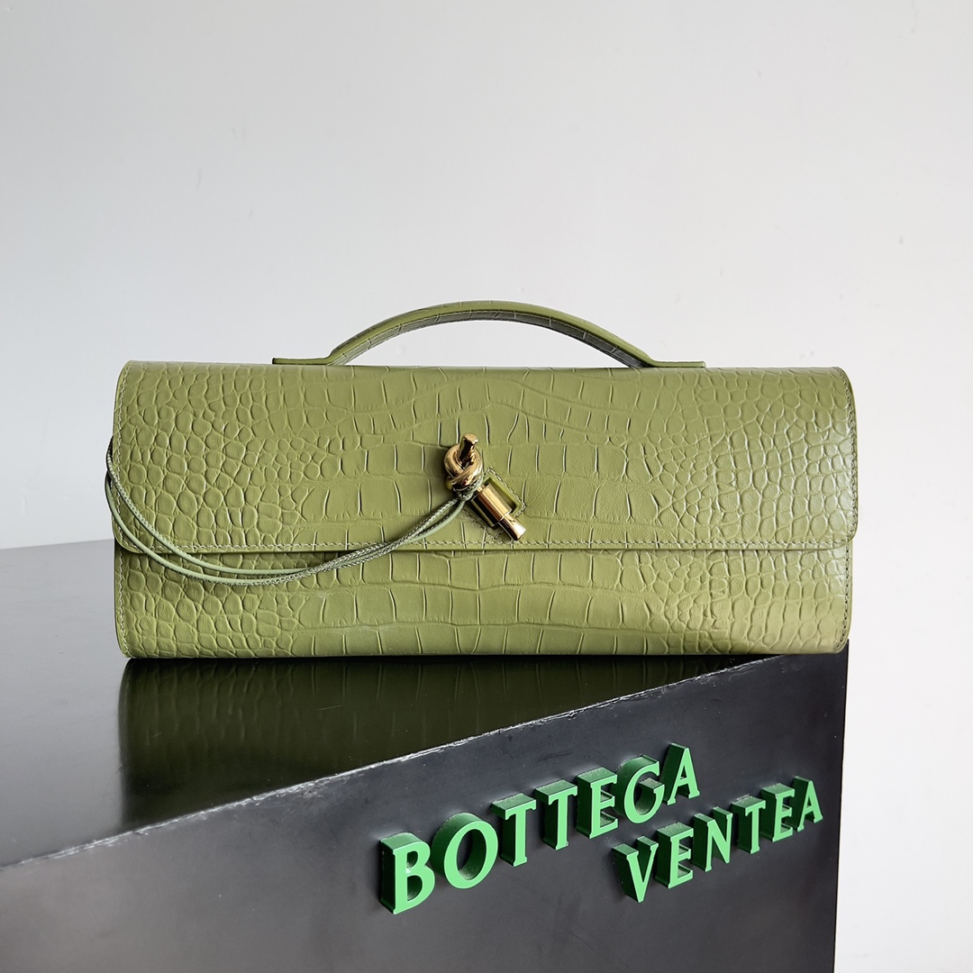 Bottega Veneta Andiamo rare crocodile leather handbag 741511