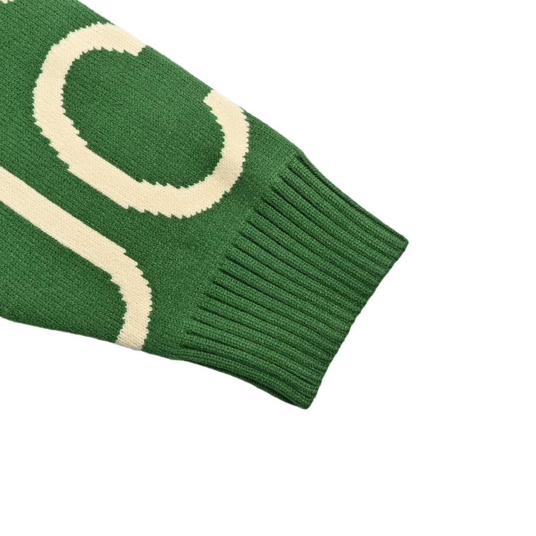 Gucci 24Fw all-over logo jacquard sweater