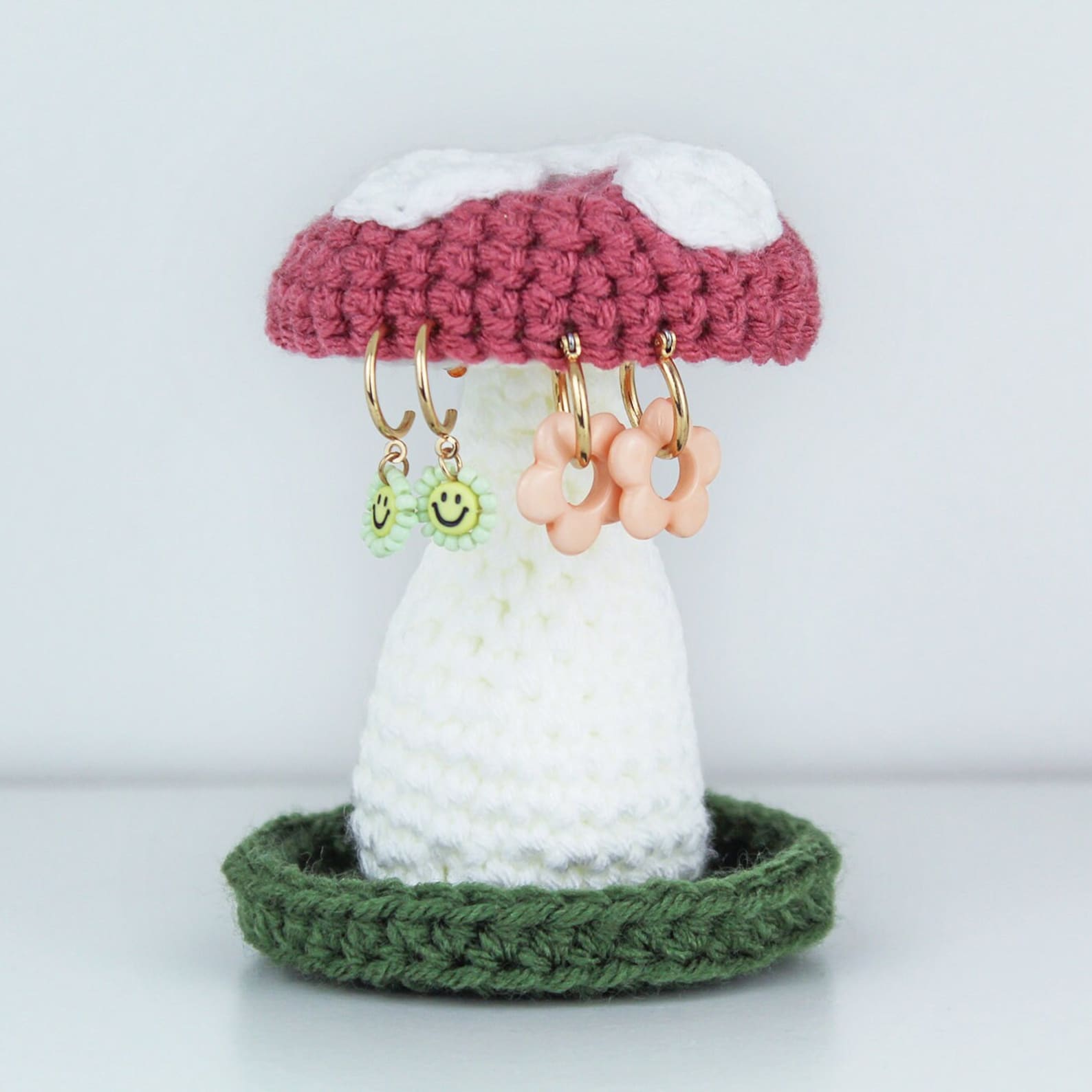 Mushroom Jewelry Stand