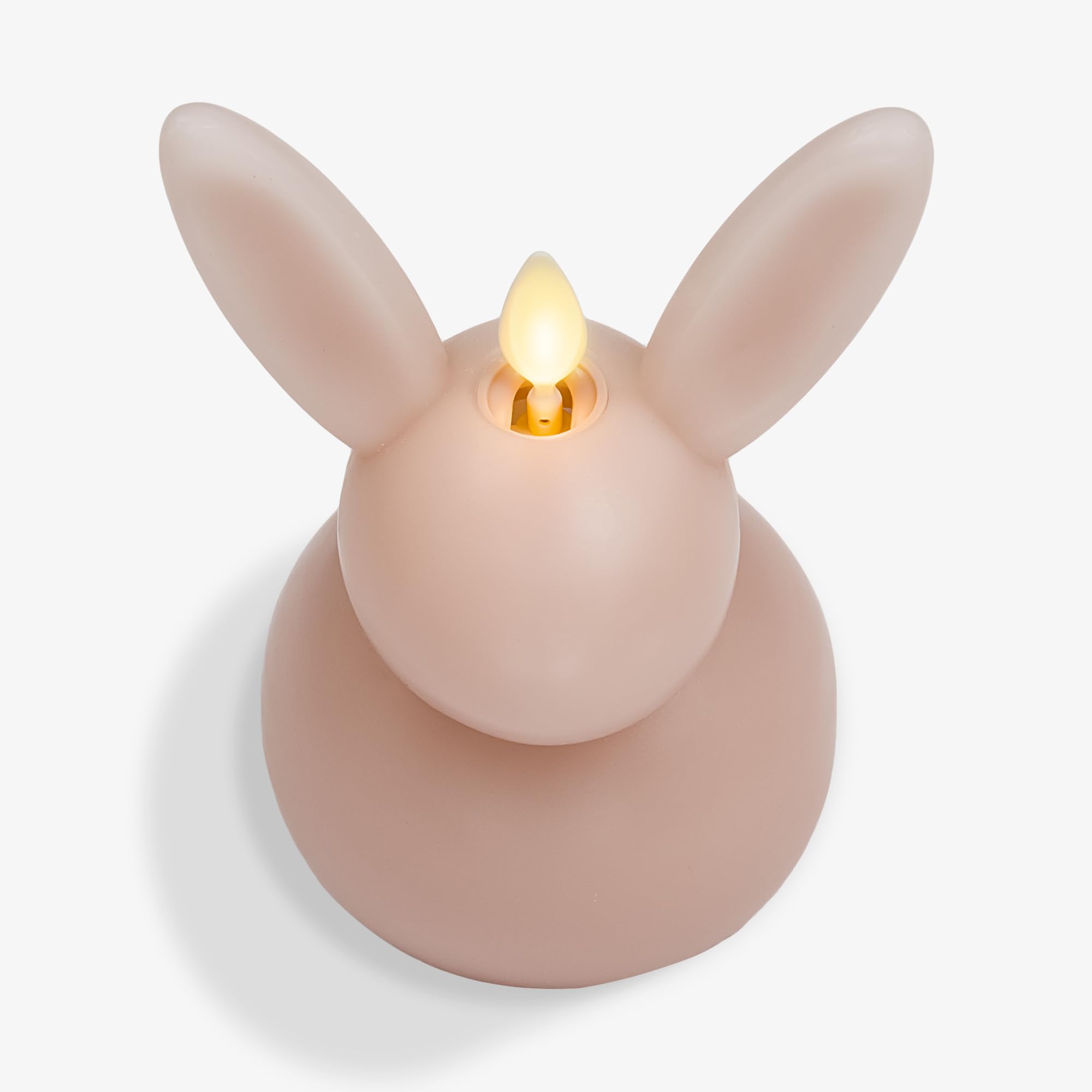 Flickering LED Flame Bunny Candle - AA Batteries