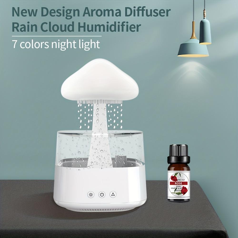 Creative Intelligent Multi-mode Multi-scene Colorful Lights Household Commercial Adjustable Rain Rain Cloud Humidifier USB Ultrasonic Atomization Colorful Night Light Cloud Raindrop Arrangement Machine (usb Interface Including Fcc, Ce, Rohs)