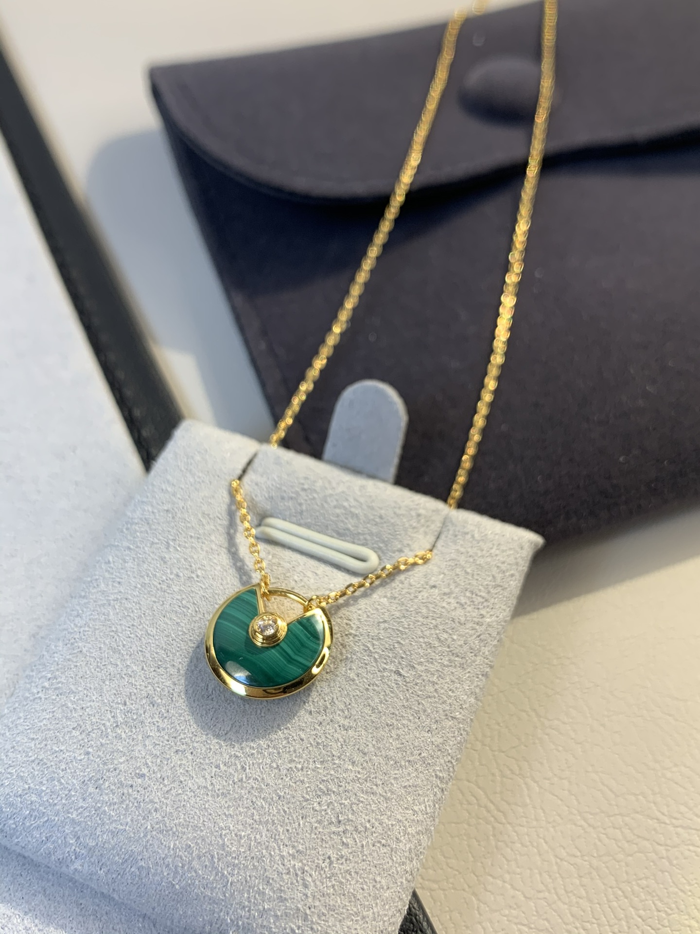 Cartier Malachite Necklace