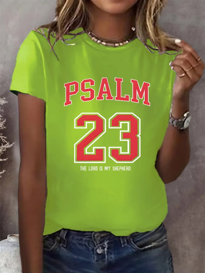 🔥Hot Sale Picks 🔥Women's Christian Psalm 23 T-Shirt