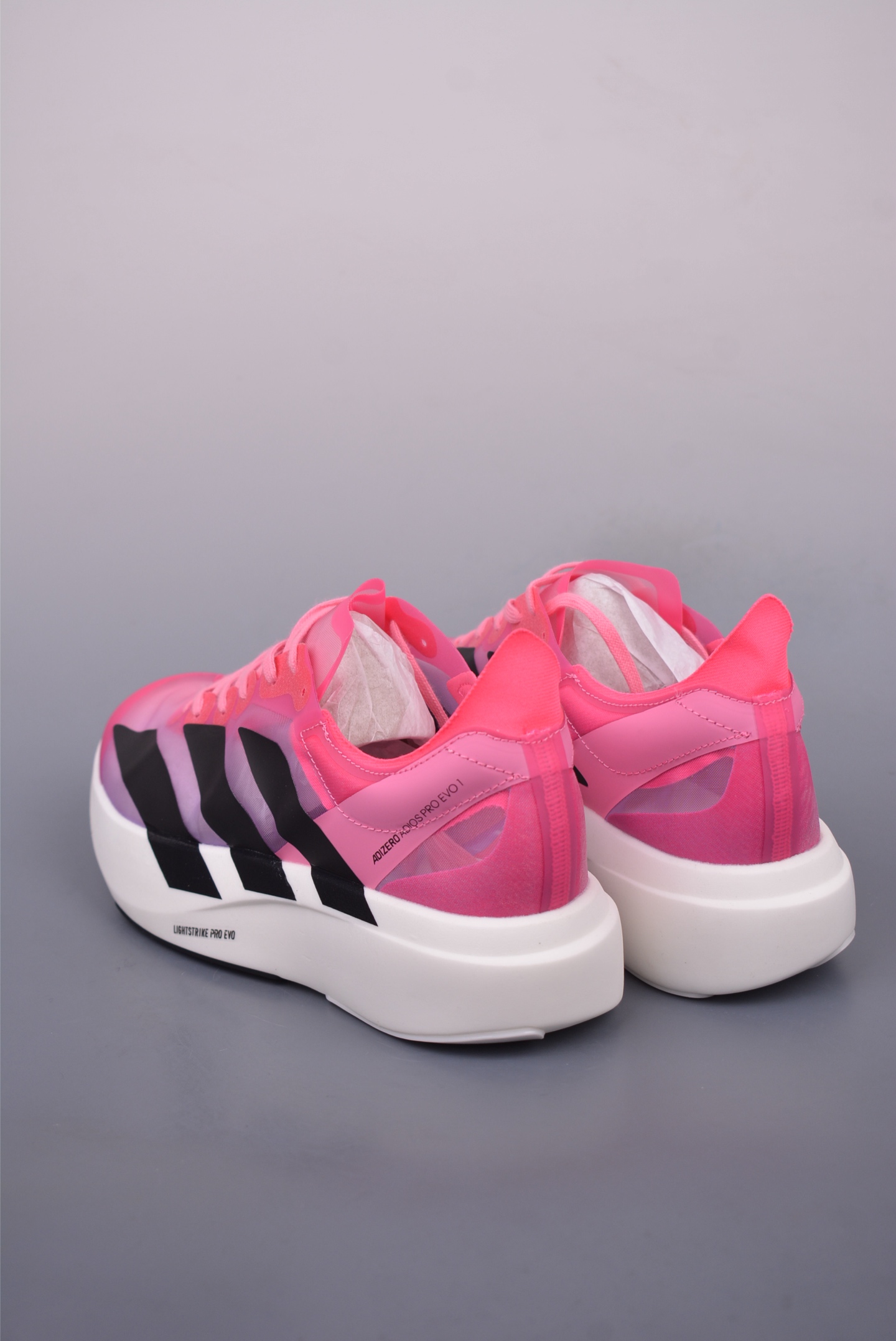 Adidas Adizero Adios Pro Evo 1 Rose pinkBlack running shoes IH5570